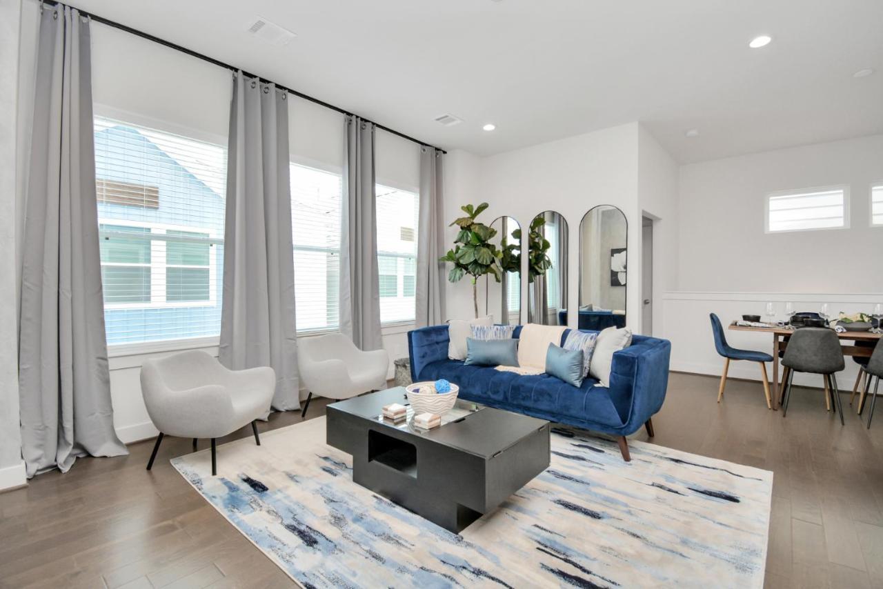 Casa de Férias Casa Azure - New Modern 3 Bedroom Med Center, Nrg, Uh Houston